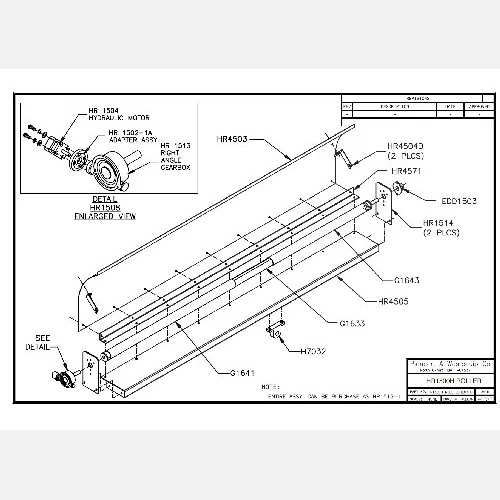 Roller Assy, HR1500PTO