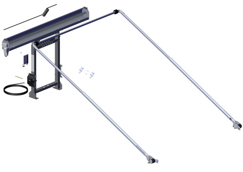 DC200, TM Stationary Tower, 5 Spring 84 inches Ext Pivot, Wide Bow Set