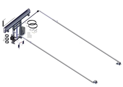 DC428, SD Dual Stage Tower, 8 Spring 16 feet Top Mount Pivot, Wide Bow Set