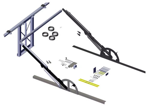 ALC310, Single Axle Hydraulic Gantry & Hydraulic Slide Arms