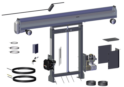 Tower Assembly, 12 volt SDX Single Stage w/Single Valve Pump and Control Box SDX S/N: