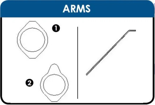 Arm 14' Ext.Bent No Connec