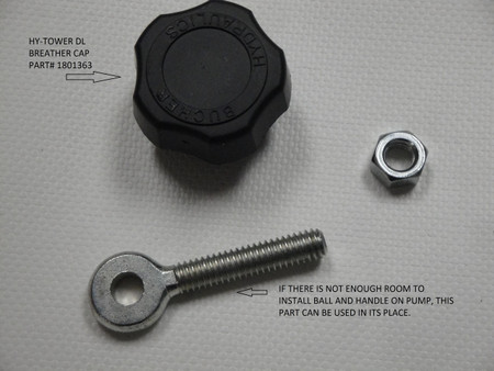 Hy-Tower DL Hydraulic Motor Cap - Breather (20-3827/1801363)