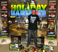 Mugen Seiki Racing would like to congratulate Adam Drake for winning the Holiday Hangover RC Arenacross! #MBX8 #MBX8T