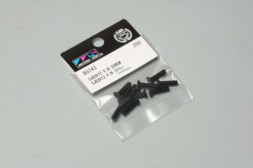 B0743 SJG 3x12 F/H Screw (10pcs)