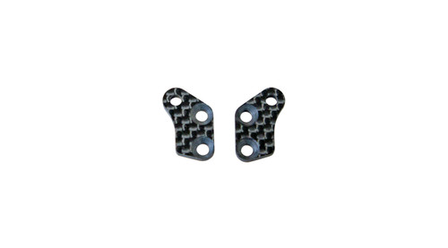 H2166L/Rb Graphite Front Lower Shock Mount (2pcs): MRX6X