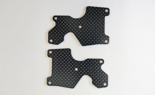 E2180 Graphite Rear Lower Suspension Arm Plates L/R (1mm): X8R/8RE