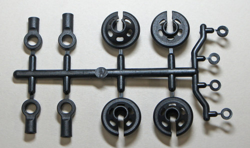 B2501 Shock Ball Ends & Spring Cup Set: MSB1