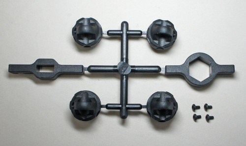 B2502 Shock Caps (4pcs) & Tool: MSB1