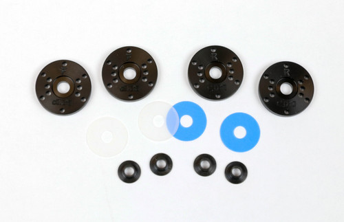 FP2223 FP MIP 6-Hole Custom Bypass1 Pistons w/ Matte & Blue Valves, 3x1.35mm&3x1.45mm (Front) + 3x1.45mm&3x1.5mm (Rear)