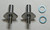 B2327 Titanium Front Axles (2pcs): MSB1
