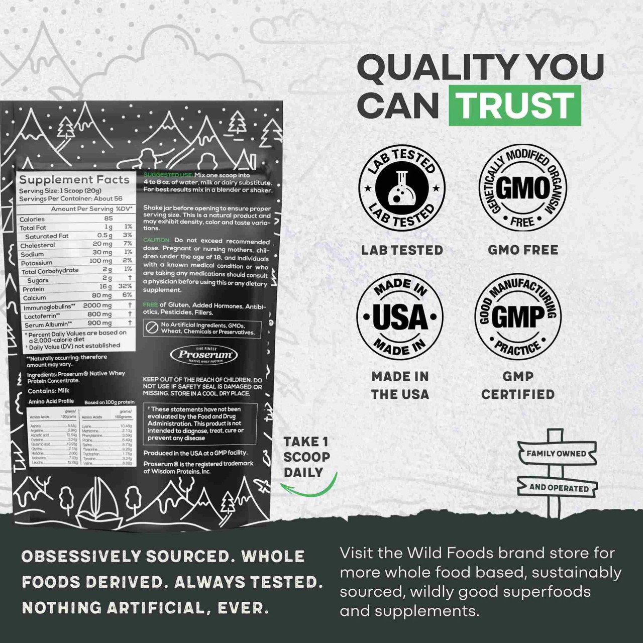 Wild Whey 100% Grass-Fed Whey Protein