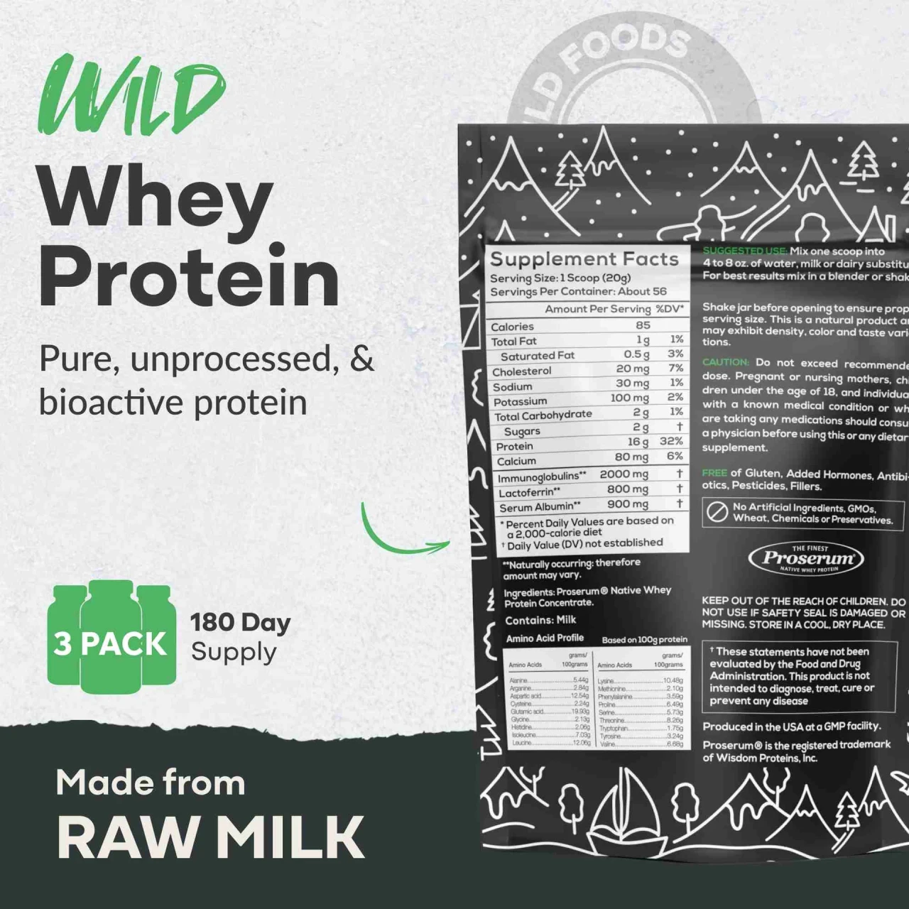 Wild Whey 100% Grass-Fed Whey Protein