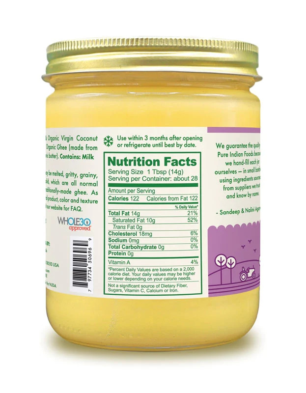 Primalfat Organic Coconut Ghee -14.2 oz. | Radiant Life