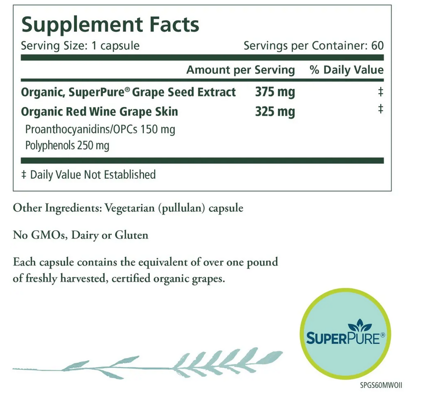 SuperPure Grape Seed Extract
