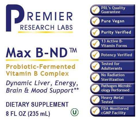 Max B-ND Live Source B Vitamins