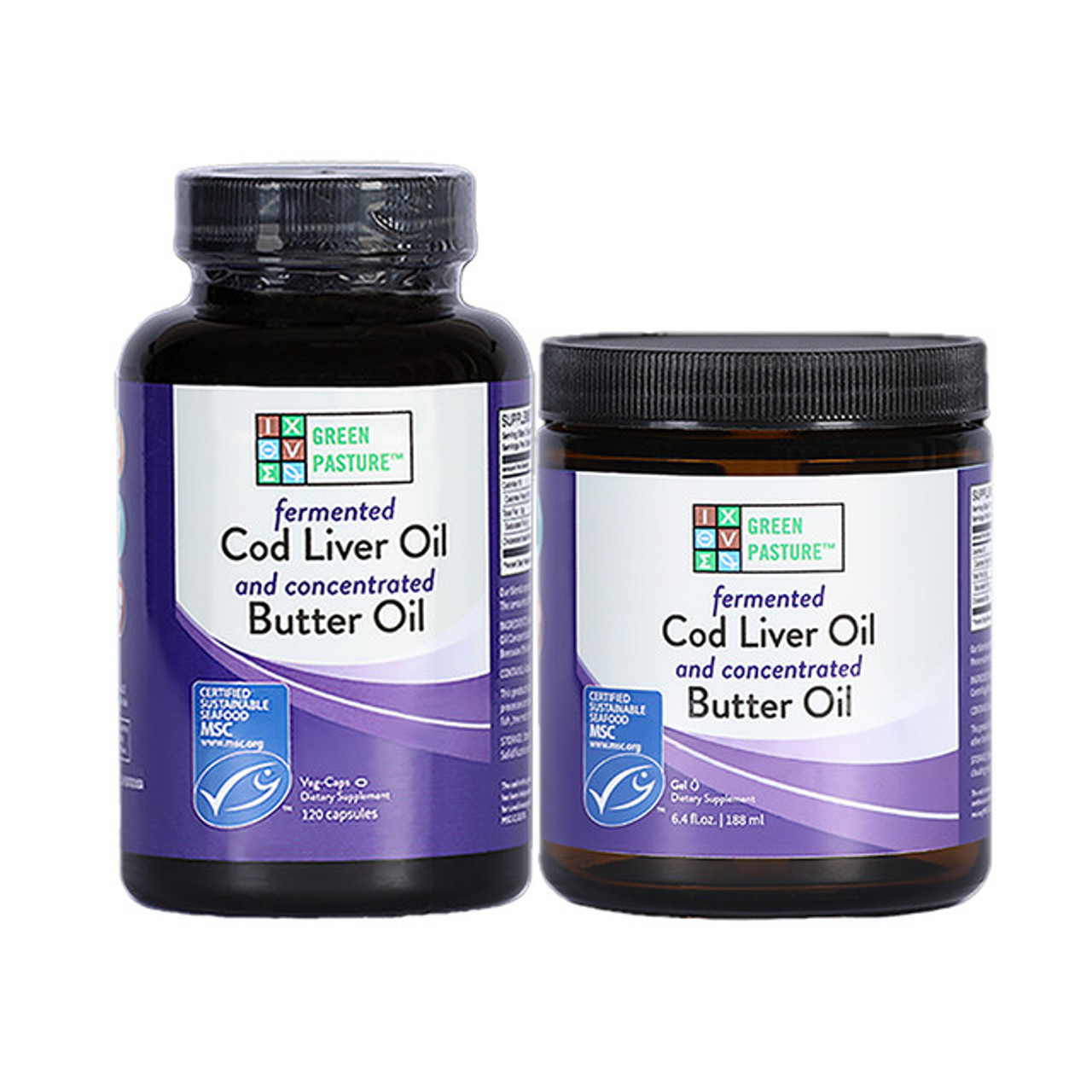 Green Pasture's Fermented Cod Liver Oil & Butter Oil Blend