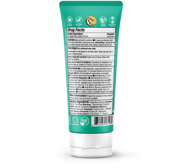 SPF 40 Baby Zinc Sunscreen Cream