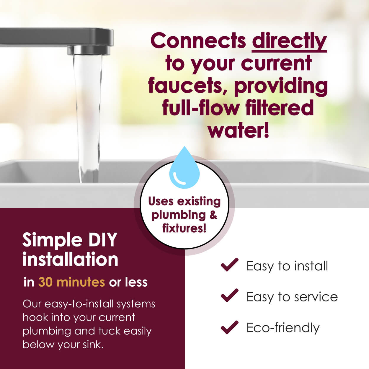 Radiant Life Direct Connect Water Filter Easy Install
