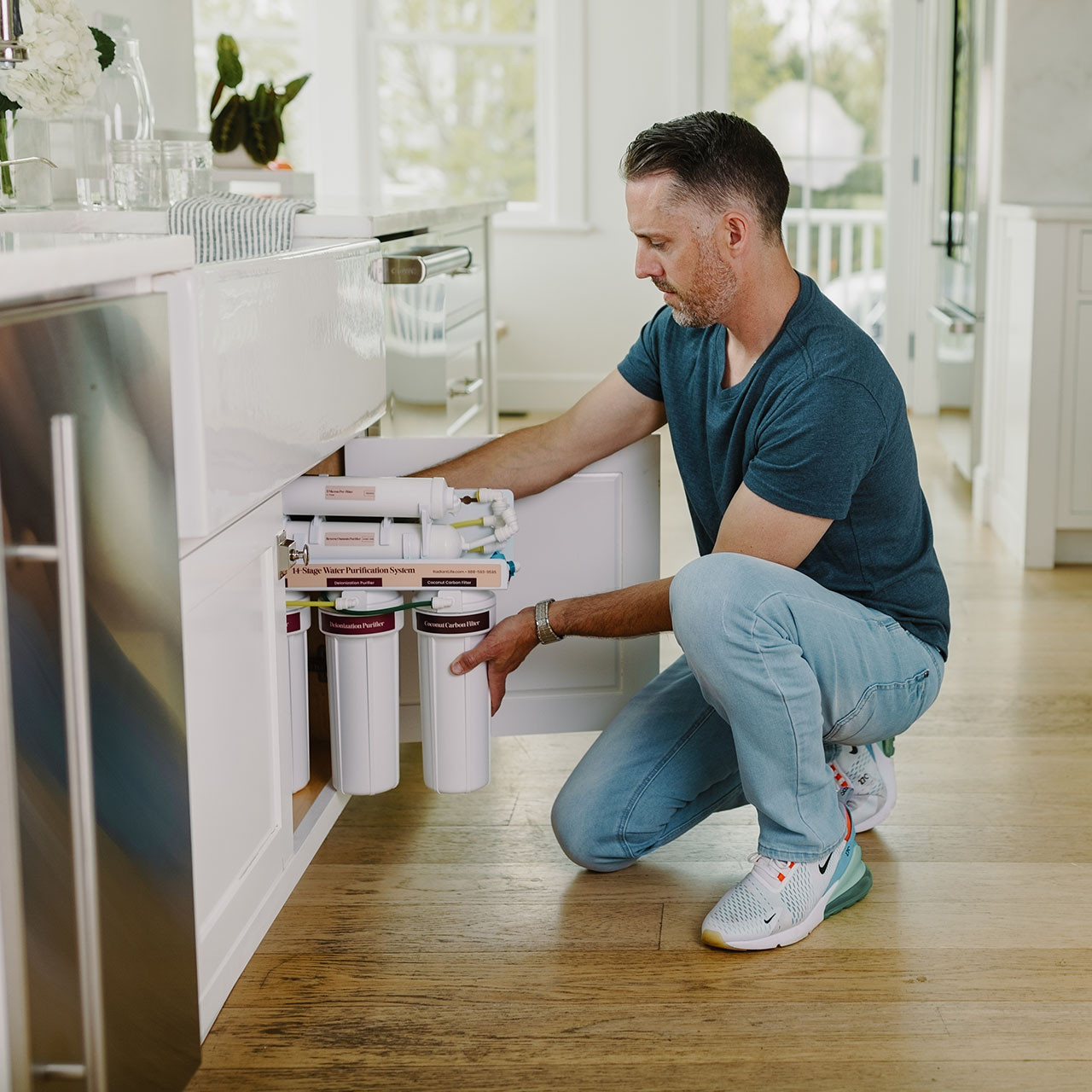 Radiant Life 14-Stage Biocompatible Water Purification System common installtion