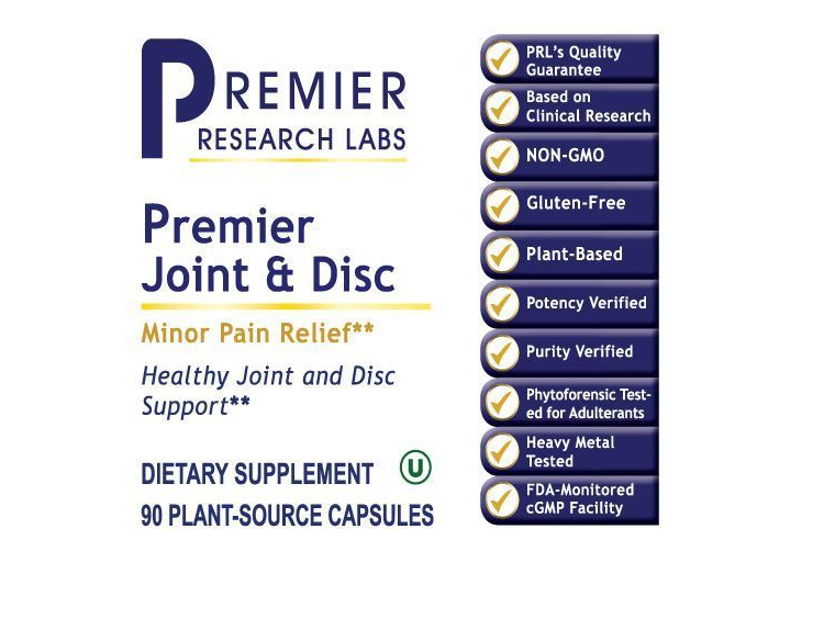 Premier Joint & Disc Spine Health Supplements Radiant Life