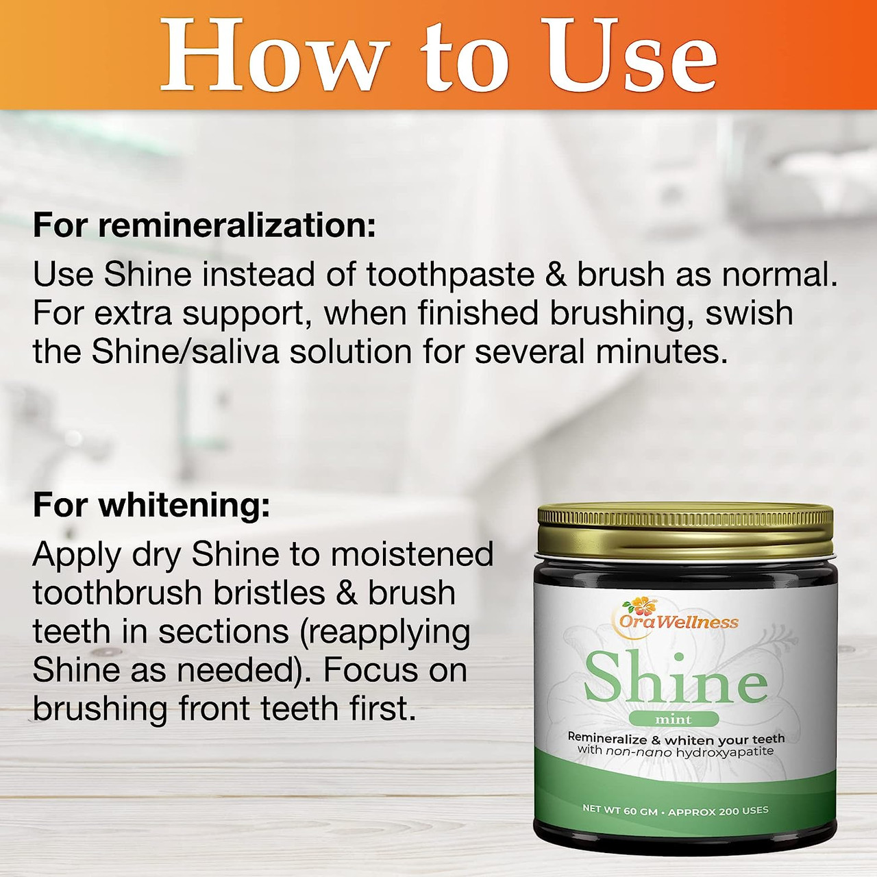 Shine Remineralzing/Whitening Powder