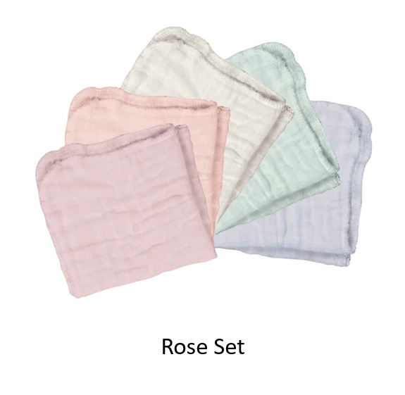 Organic Cotton Muslin Cloths