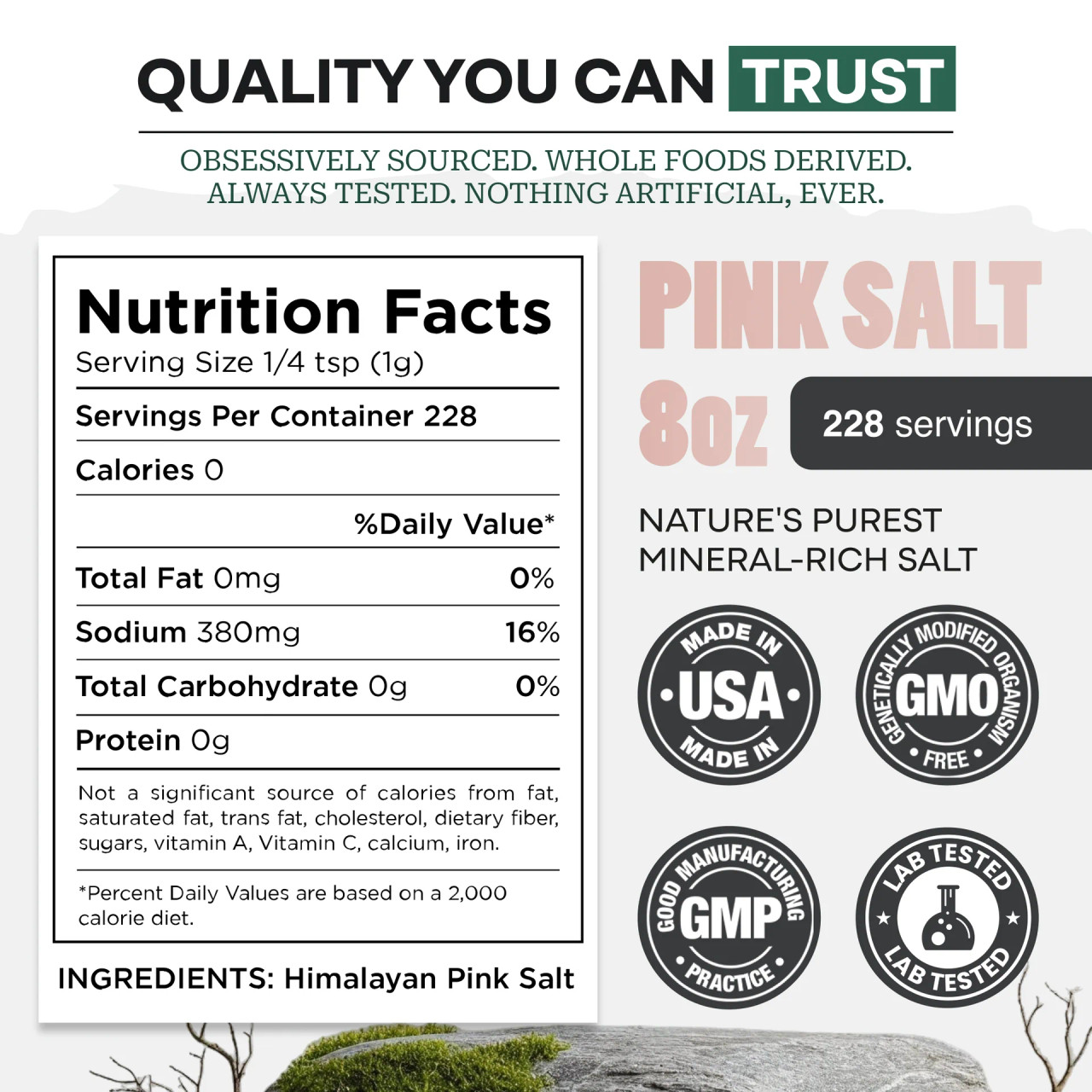 Wild Himalayan Pink Salt - Fine