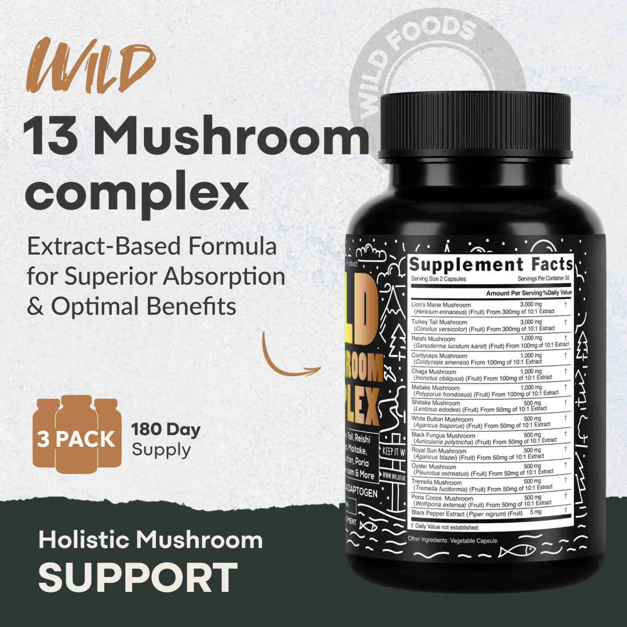 Wild 13 Mushroom Complex