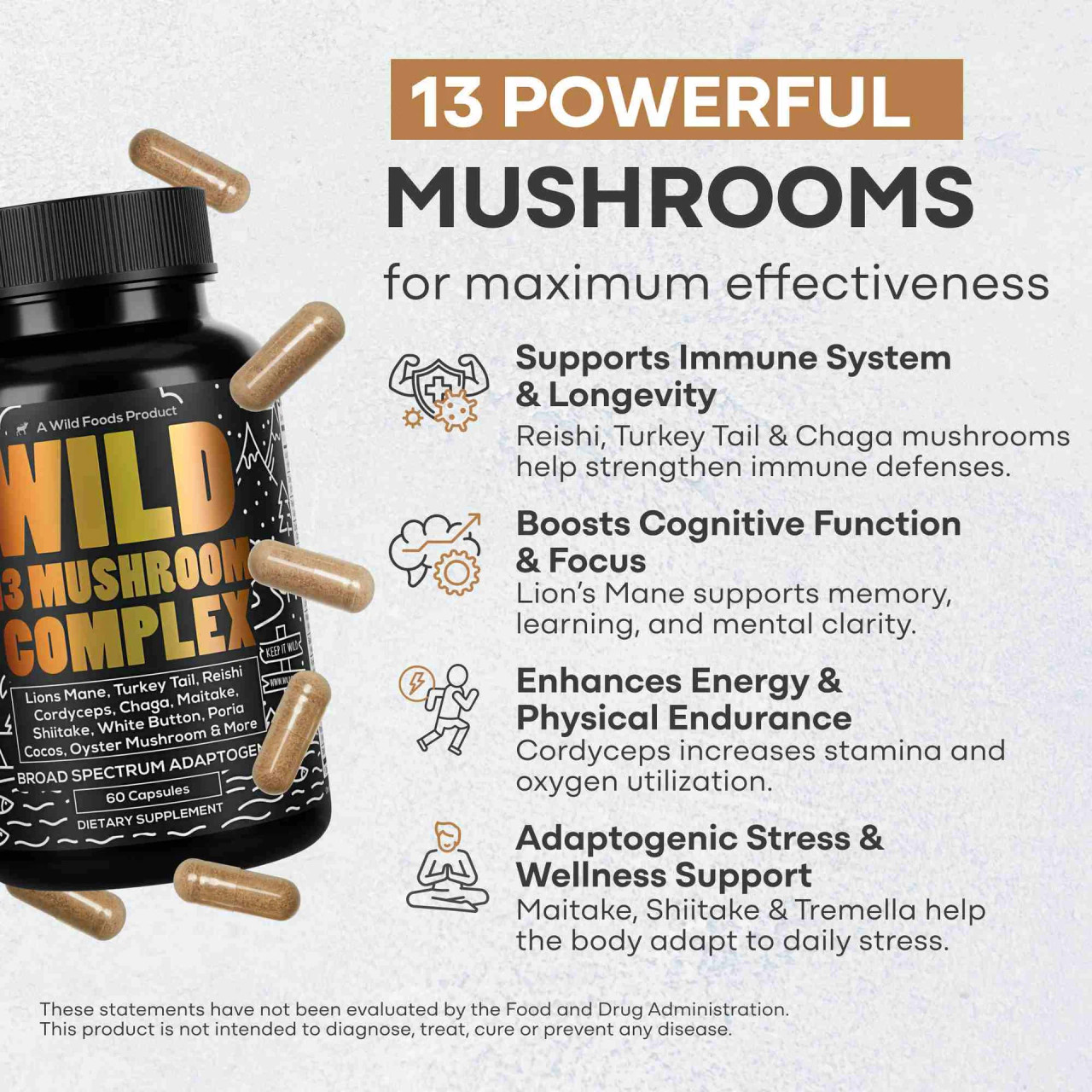 Wild 13 Mushroom Complex