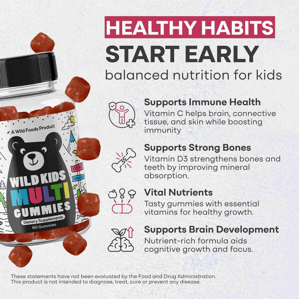 Wild Kids Multi Vitamin Gummies