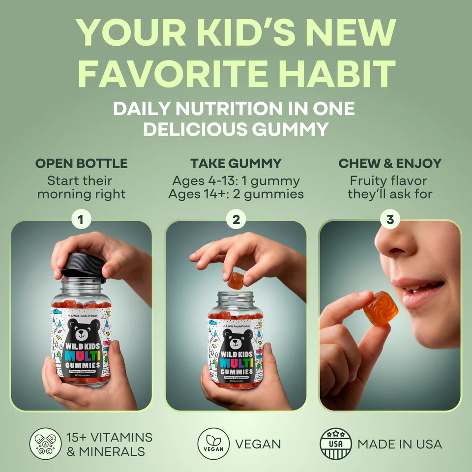 Wild Kids Multi Vitamin Gummies