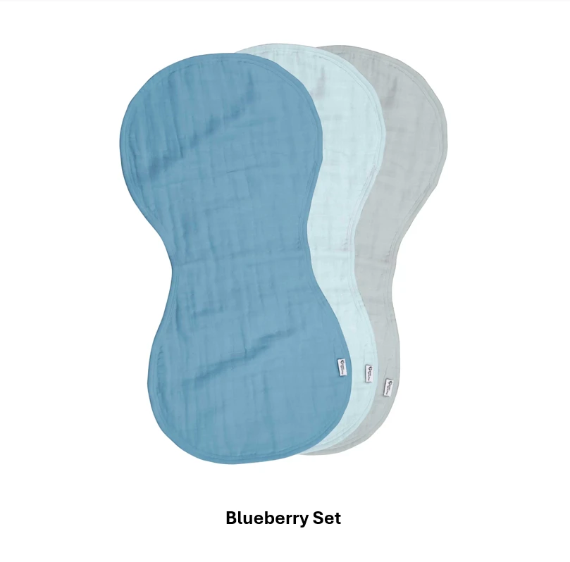 Organic Cotton Muslin Burp Cloths