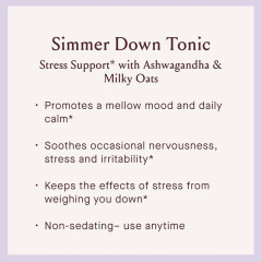 Organic Simmer Down Tonic Organic Simmer Down Tonic
