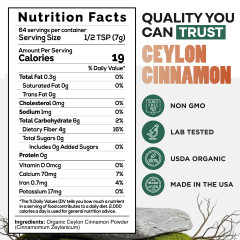 Organic Ceylon Cinnamon Powder