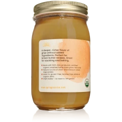 Brown Butter Organic Grass Fed Ghee