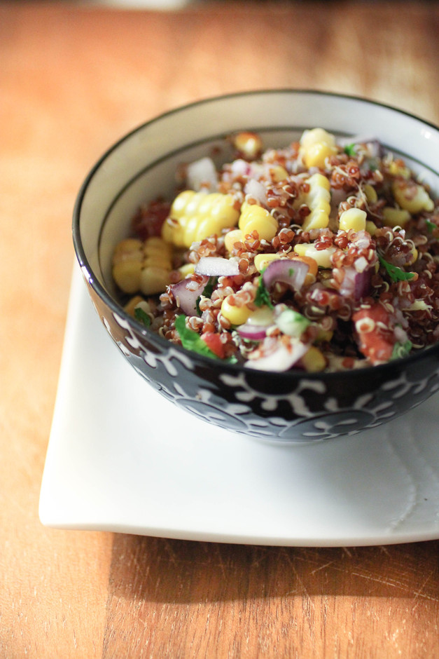 A Fresh Tabbouleh Salad with Sprouted Quinoa