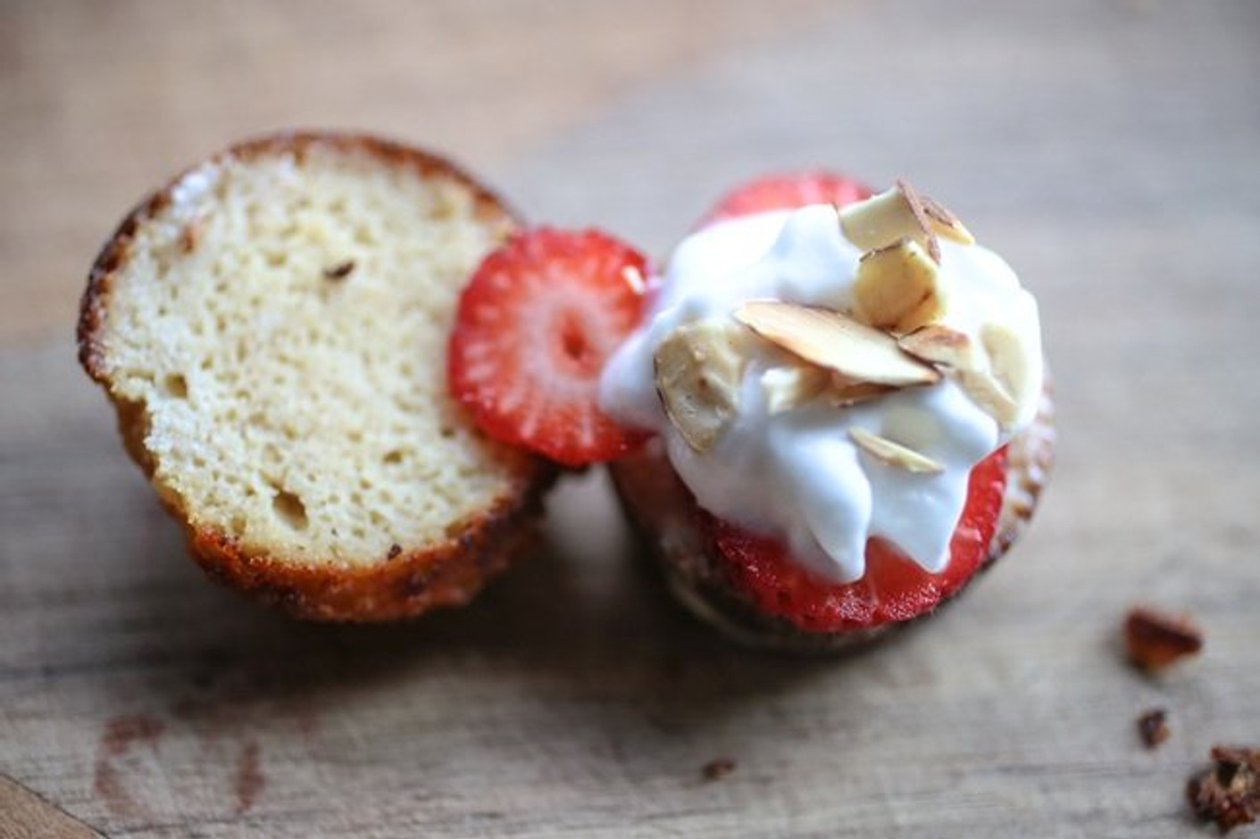 Grain-Free Strawberry Shortcake with Coconut Flour
