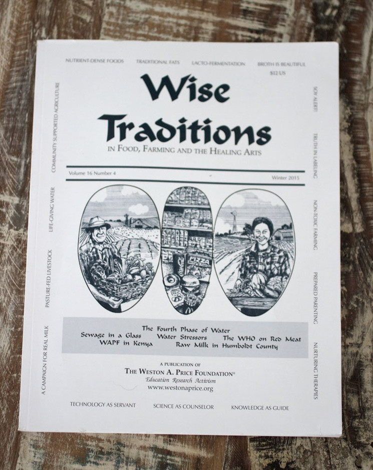 Wise Traditions Journal Teaches us About the Importance of Water