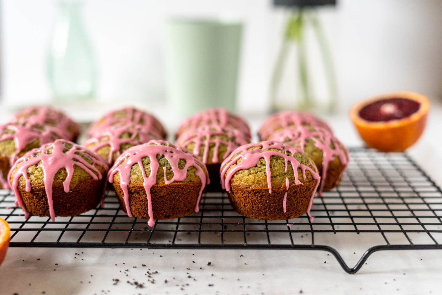 Gluten-Free Blood Orange Poppy Seed Muffins Recipe