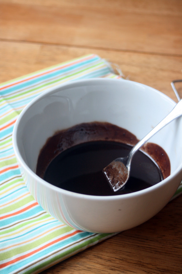 Three Ingredient Chocolate Sauce: dairy, soy and refined sugar-free