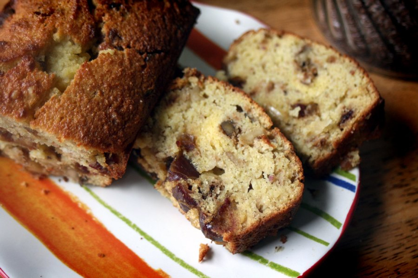Grain-free Date Nut Bread with Coconut Flour