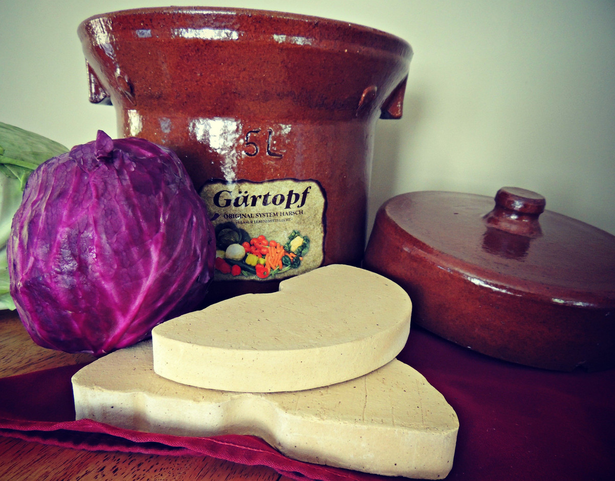 Easy 5 Step Raw Sauerkraut Recipe Using a Harsch Fermenting Crock