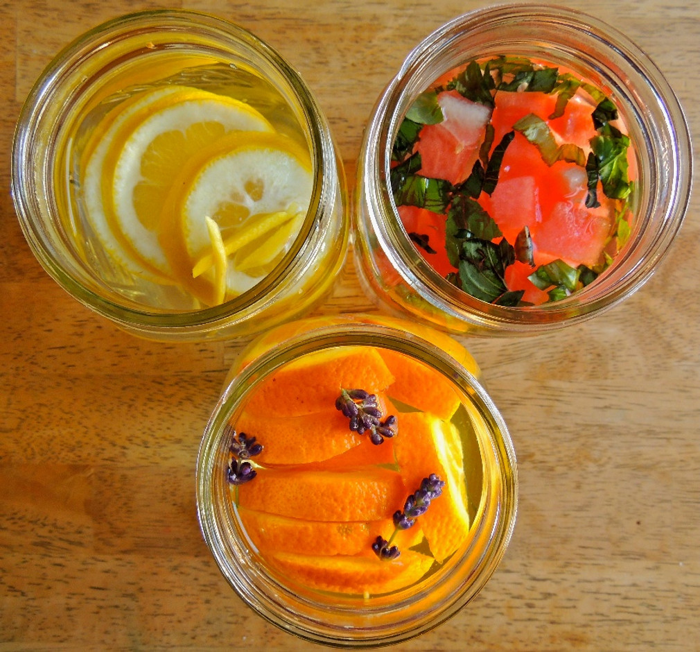 Homemade Herb & Fruit Infusions with a Purified Drinking Water