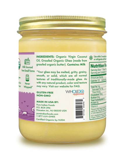 Organic ghee, clarified butter, Desi ghee, Non GMO Ghee, Pure Ghee