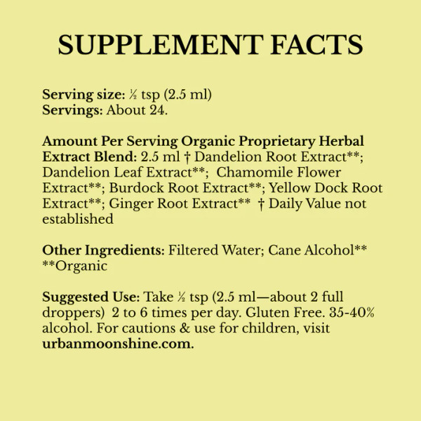 Organic Calm Tummy Bitters Organic Calm Tummy Bitters