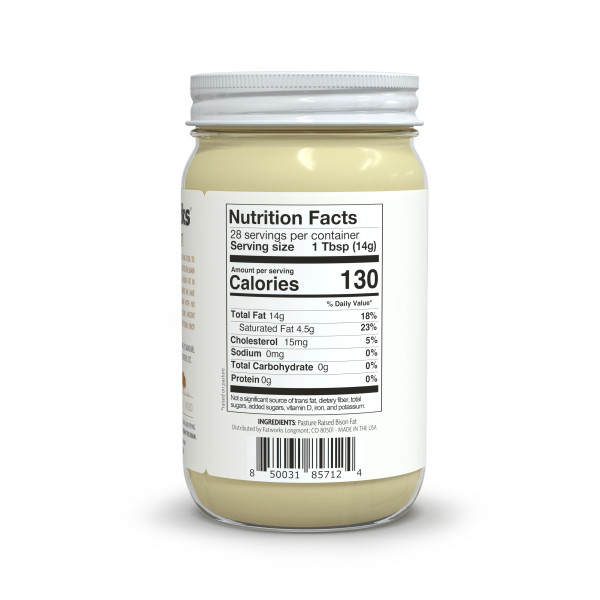 Pasture Raised Bison Tallow Pasture Raised Bison Tallow