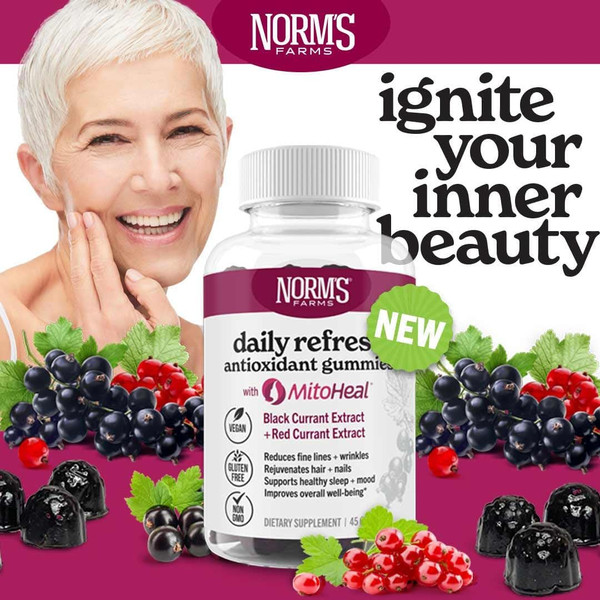 Daily Refresh Antioxidant Gummies with MitoHeal Daily Refresh Antioxidant Gummies with MitoHeal