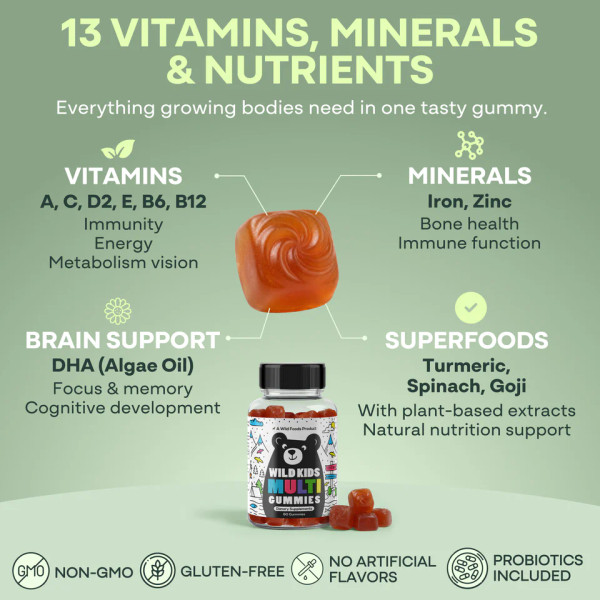 Wild Kids Multi Vitamin Gummies