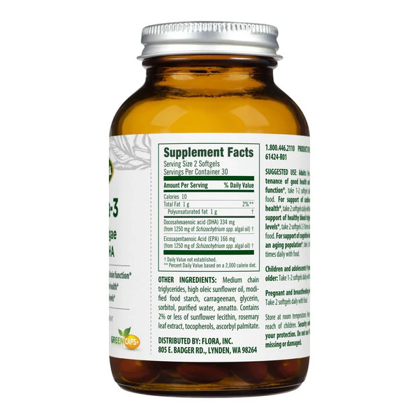 Omega 3 Vegan Algae EPA & DHA Omega 3 Vegan Algae EPA & DHA